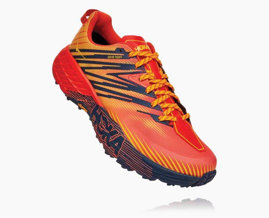 Hoka One One Spor Ayakkabı Erkek Kırmızı - Speedgoat 4 Gore-Tex - NV2104893